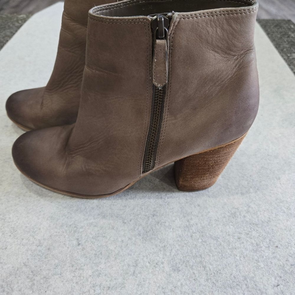 🐢 BP Trolley Ankle Booties in Tan Size 8.5 Tan Leather - Picture 6 of 11
